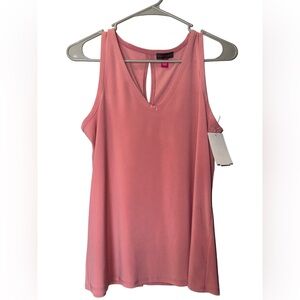 Vince Camato Pink Sleeveless Top V-Neck Womens Size XS